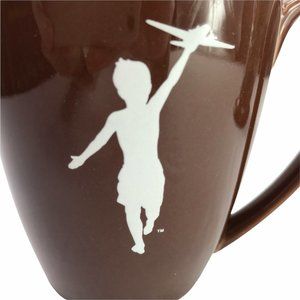 Storyville Mug Cup Brown White Airplane Kid Logo